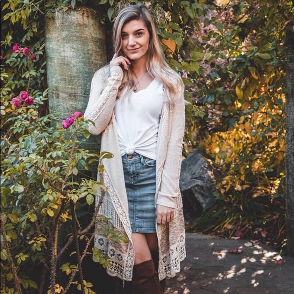 Miss me hooded cardigan